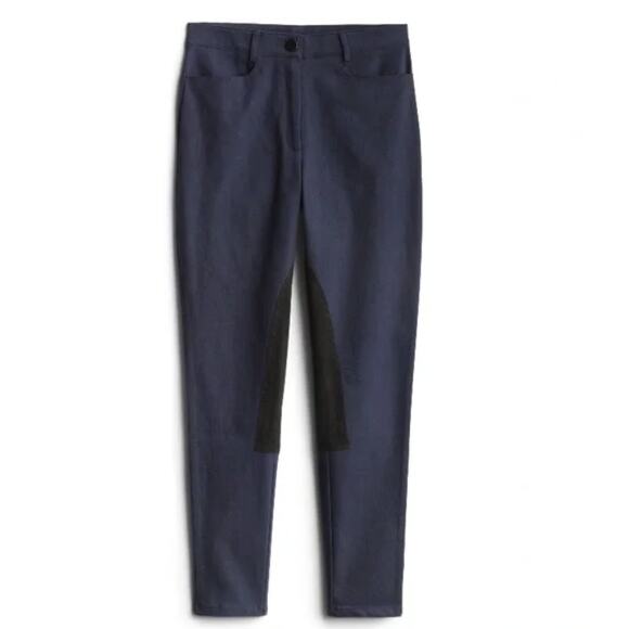 New Stitchfix X Katie Sturino Pippa Stretch Riding Navy Blue Pant Vacation - Picture 6 of 8